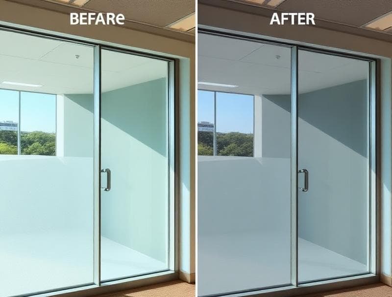 Office Glass — Before & After