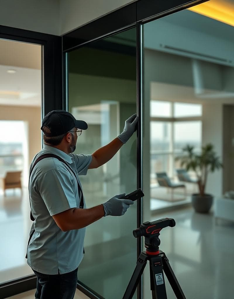 Shield Tint technician installing window tint